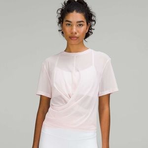 Lululemon Lightweight Mesh Reversible Yoga T-Shirt Top